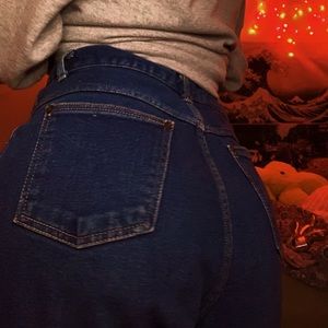 💐Denim Dark Wash Mom Jeans💐